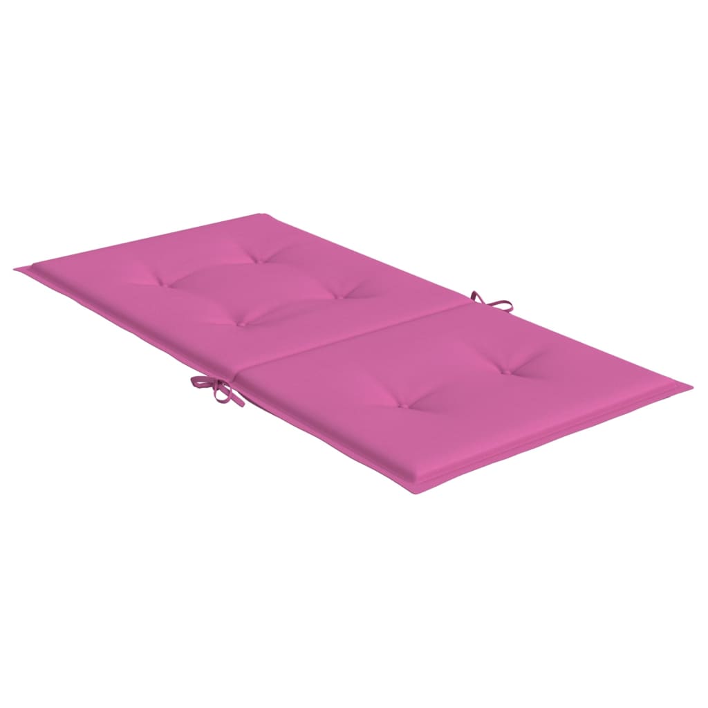 Chair cushions, 4 pcs., pink, fabric