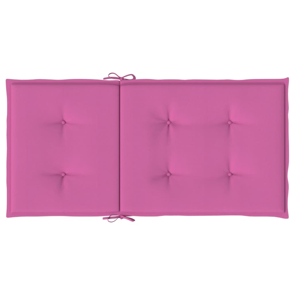 Chair cushions, 4 pcs., pink, fabric