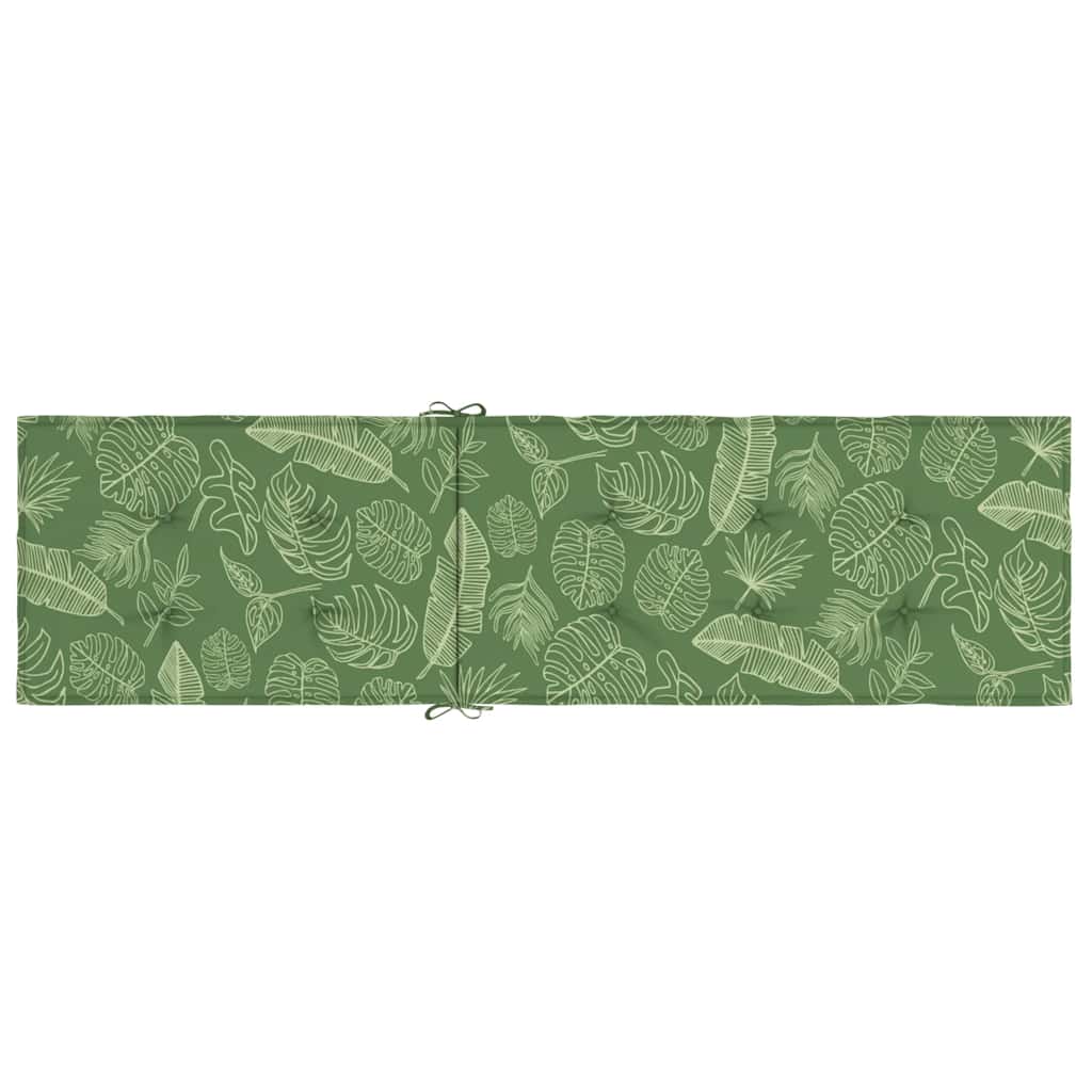 Patio chair cushion, Oxford fabric, with leaves
