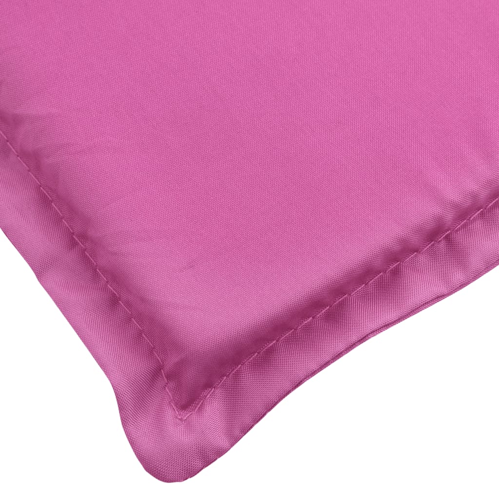 Sun lounger cushion, pink, Oxford fabric