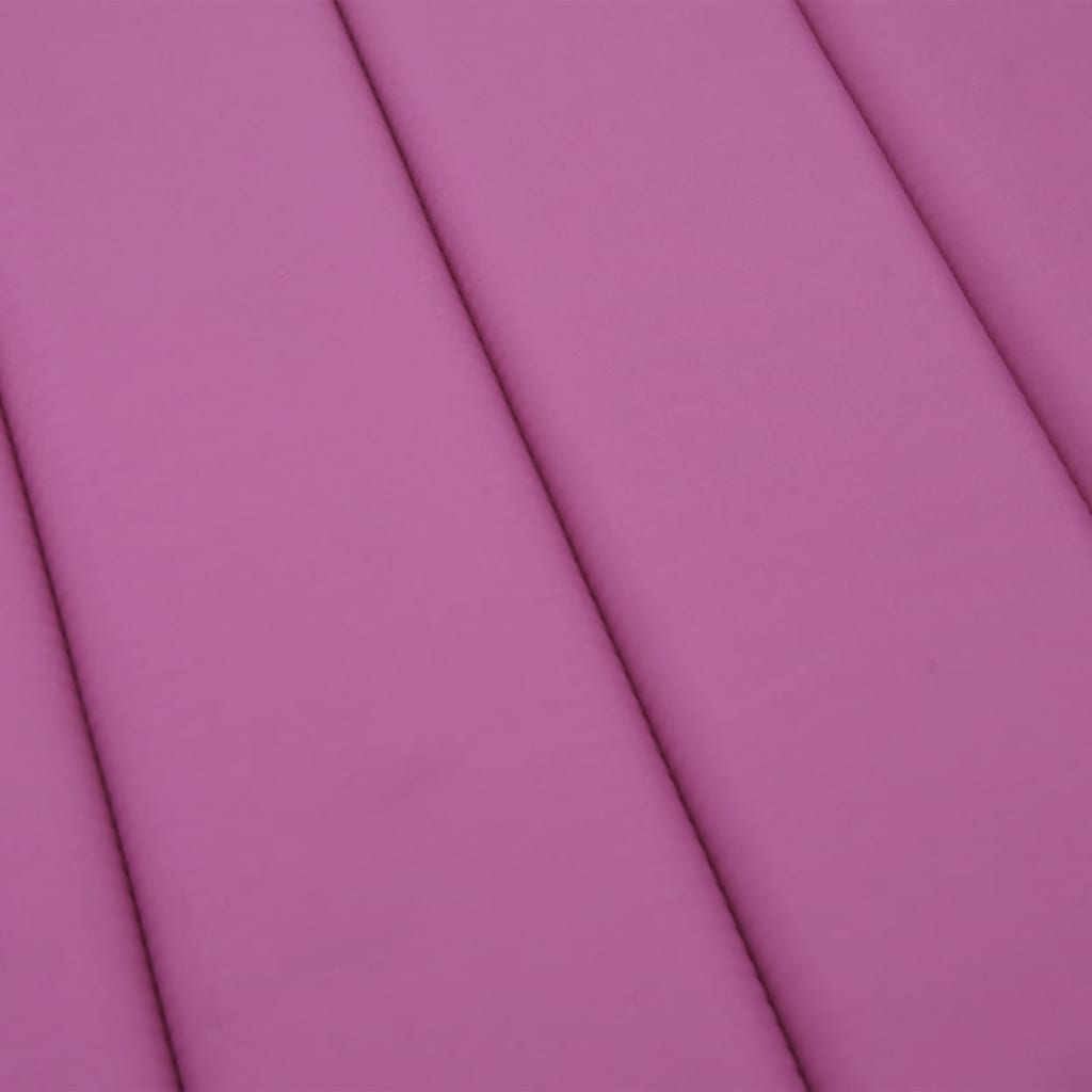 Sun lounger cushion, pink, Oxford fabric