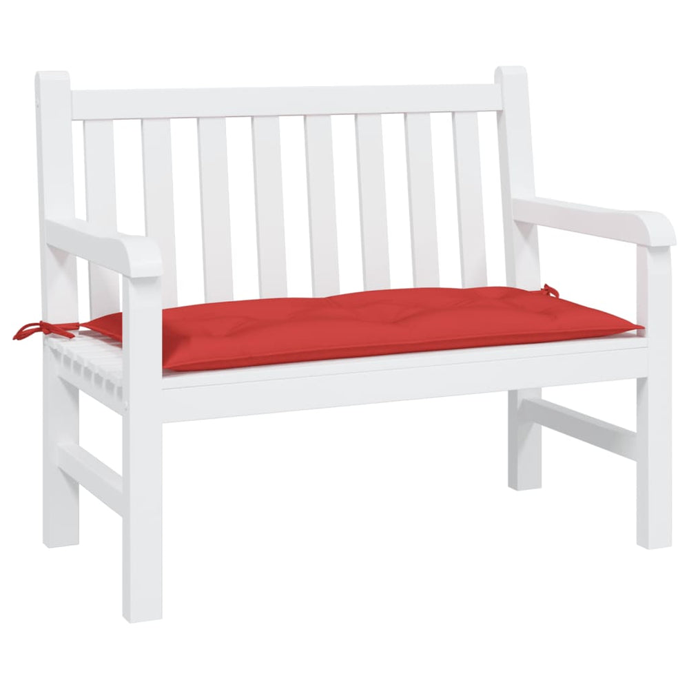 Sodo suoliuko pagalvėlė, raudonos spalvos, 100x50x7cm, audinys