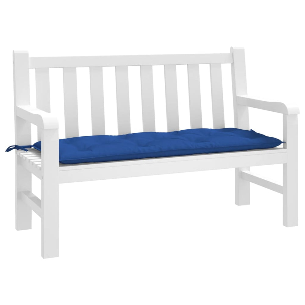 Sodo suoliuko pagalvėlė, mėlynos spalvos, 120x50x7cm, audinys