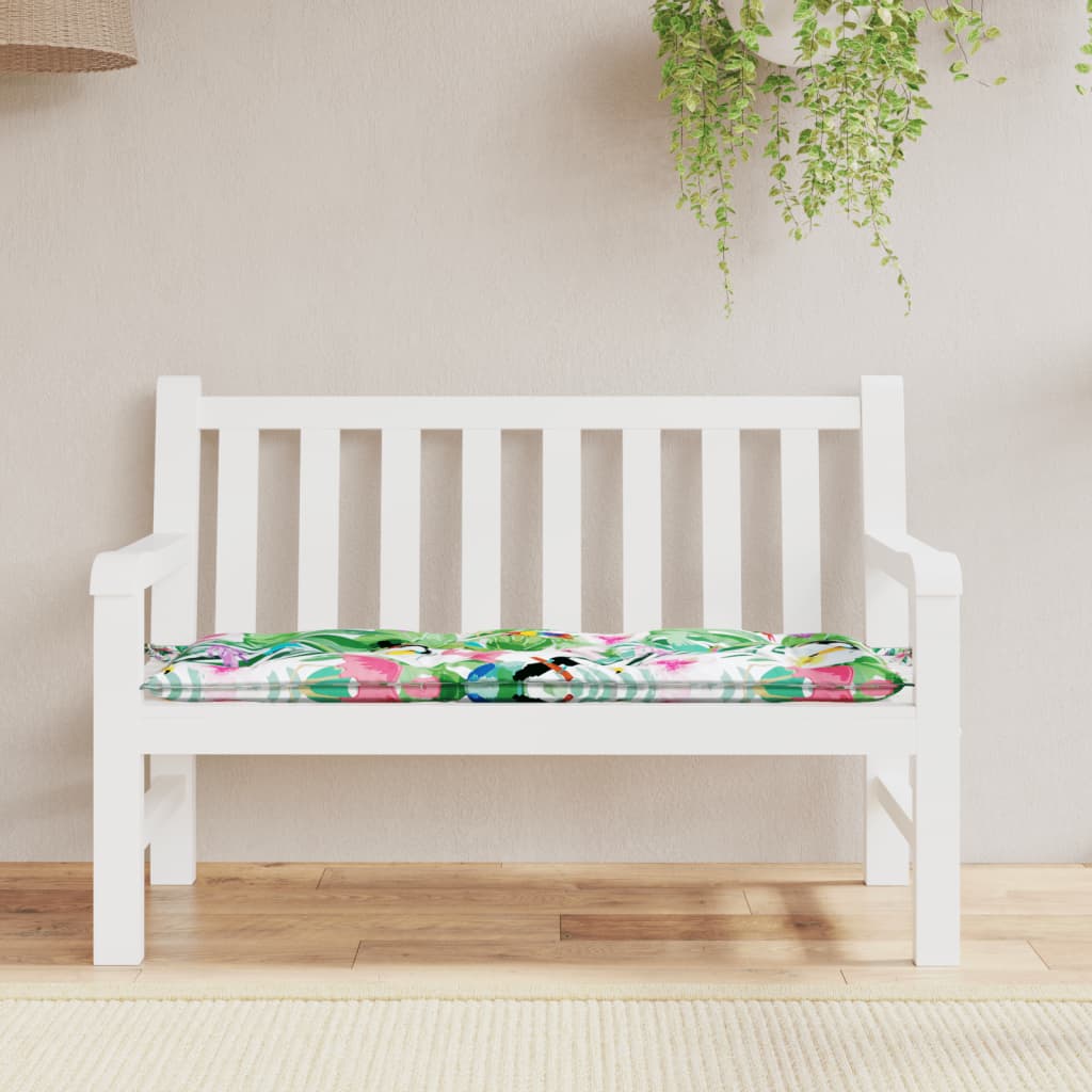 Garden bench cushion, various colours, 120x50x7cm, fabric