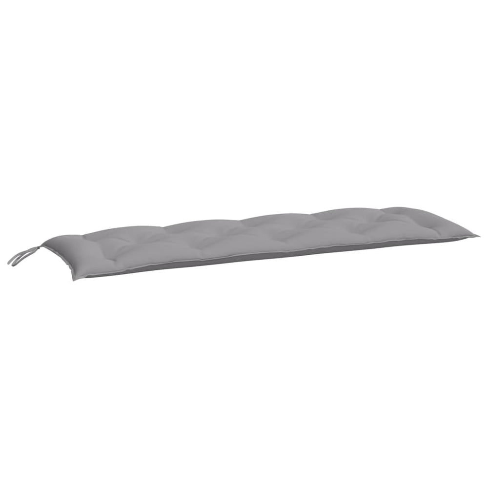 Sodo suoliuko pagalvėlė, pilkos spalvos, 150x50x7cm, audinys
