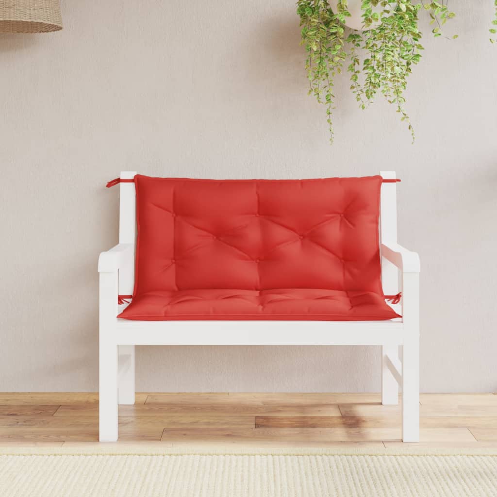 bench cushions, 2 pcs, red, Oxford fabric