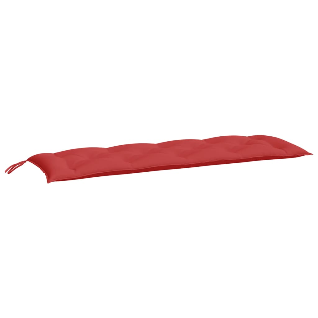 bench cushions, 2 pcs., red, oxford fabric