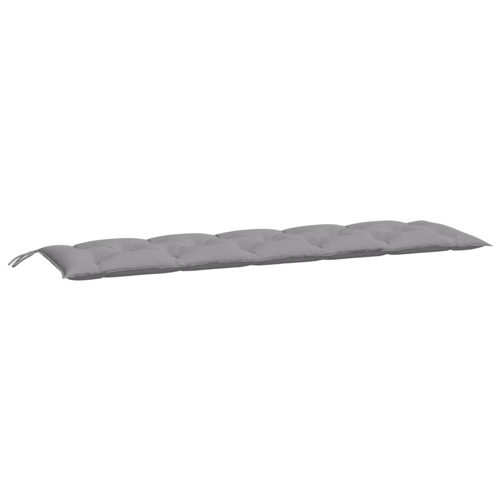 bench cushions, 2 pcs., grey, Oxford fabric