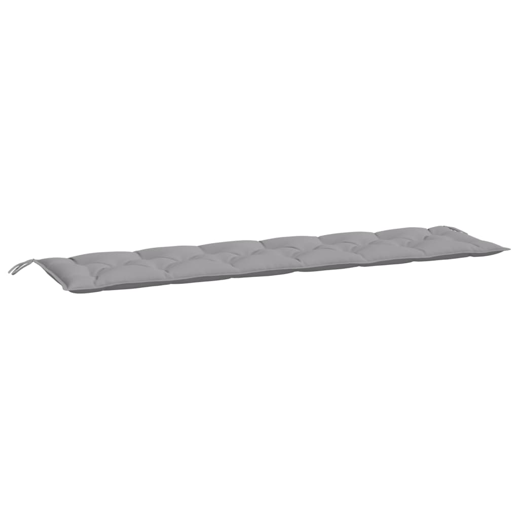 bench cushions, 2 pcs., grey, Oxford fabric