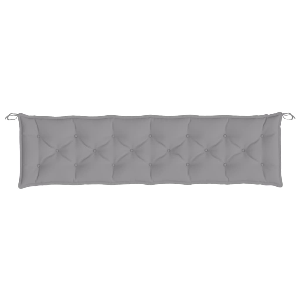 bench cushions, 2 pcs., grey, Oxford fabric
