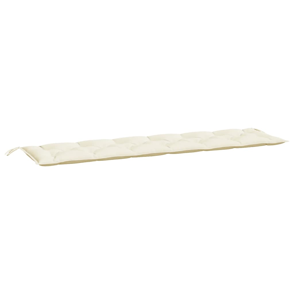bench cushions, 2 pcs, cream white, Oxford fabric