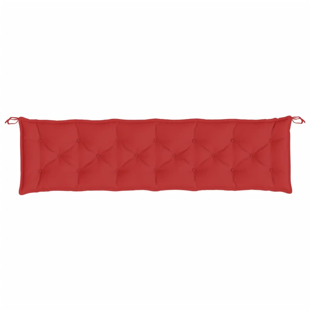 bench cushions, 2 pcs, red, Oxford fabric