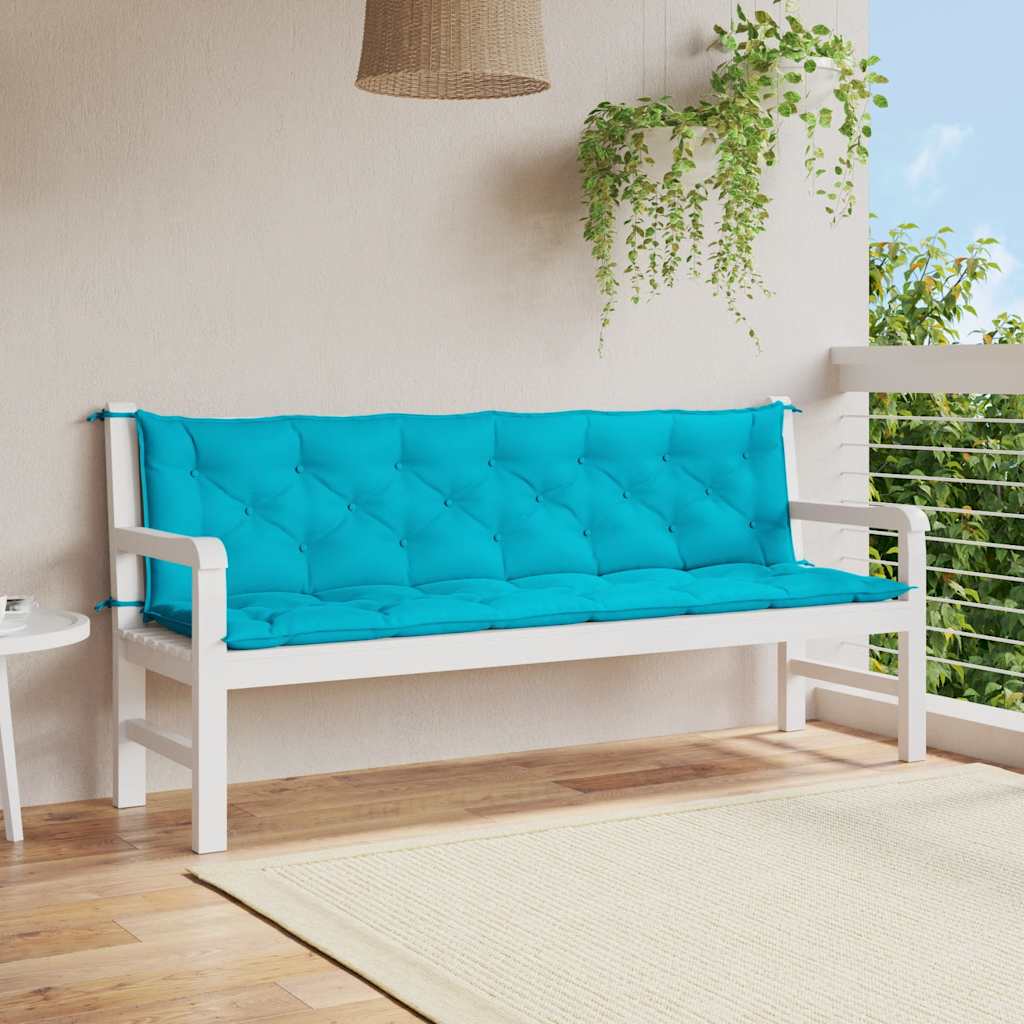 Soliņa spilveni, 2 gab., tirkīza, 200x50x7 cm, audums