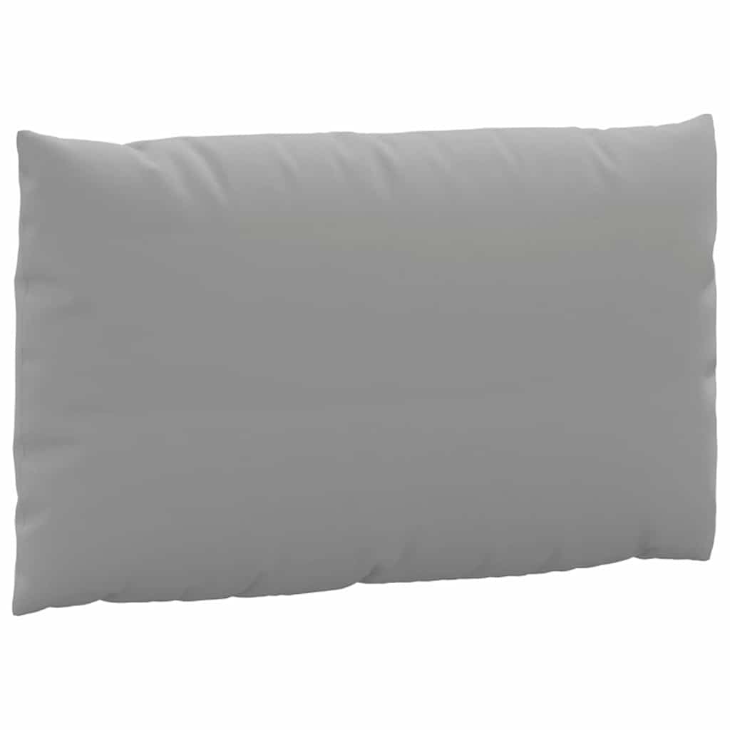Pallet cushions, 2 pcs, grey, oxford fabric