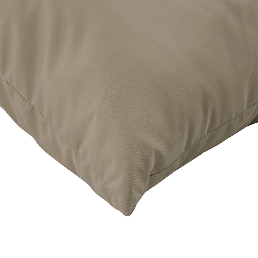 Pallet cushions, 2 pcs, taupe, Oxford fabric