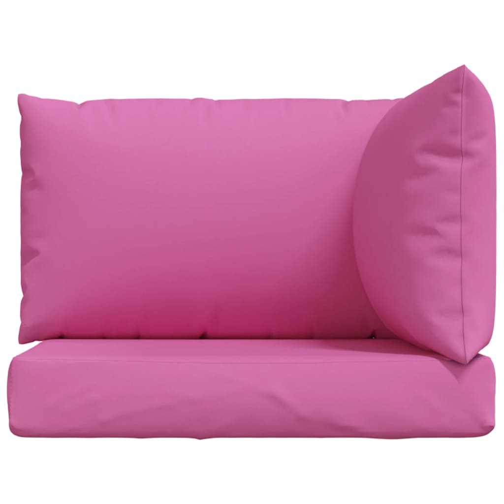 Pallet cushions, 3 pcs, pink, Oxford fabric