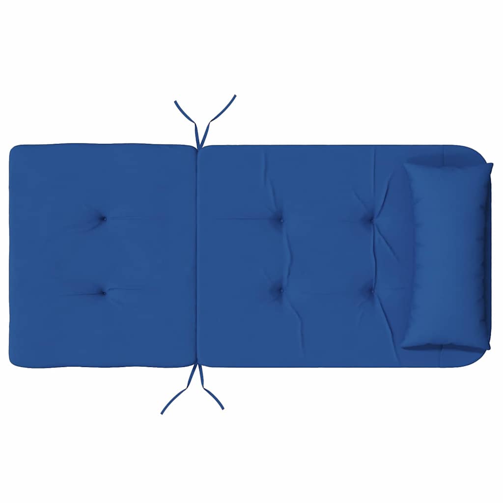 Kėdžių pagalvės 2 pcs Mėlyna 58 x 77 x 4,5 cm Oksfordo audinys