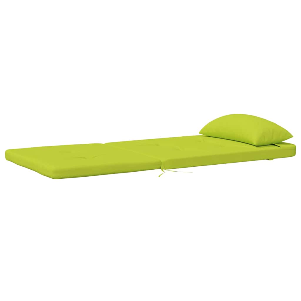 Chair cushions Plain 2 pcs Bright green 58 x 77 x 4.5 cm