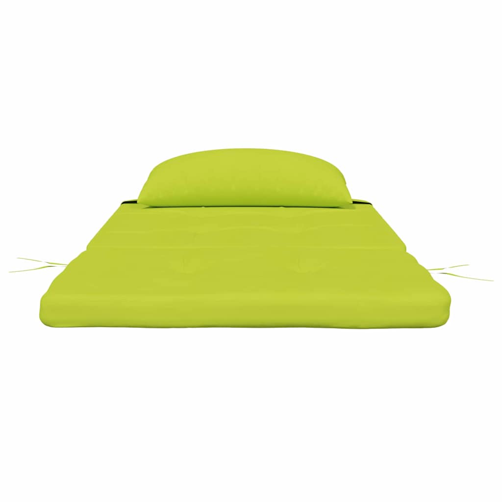 Chair cushions Plain 2 pcs Bright green 58 x 77 x 4.5 cm