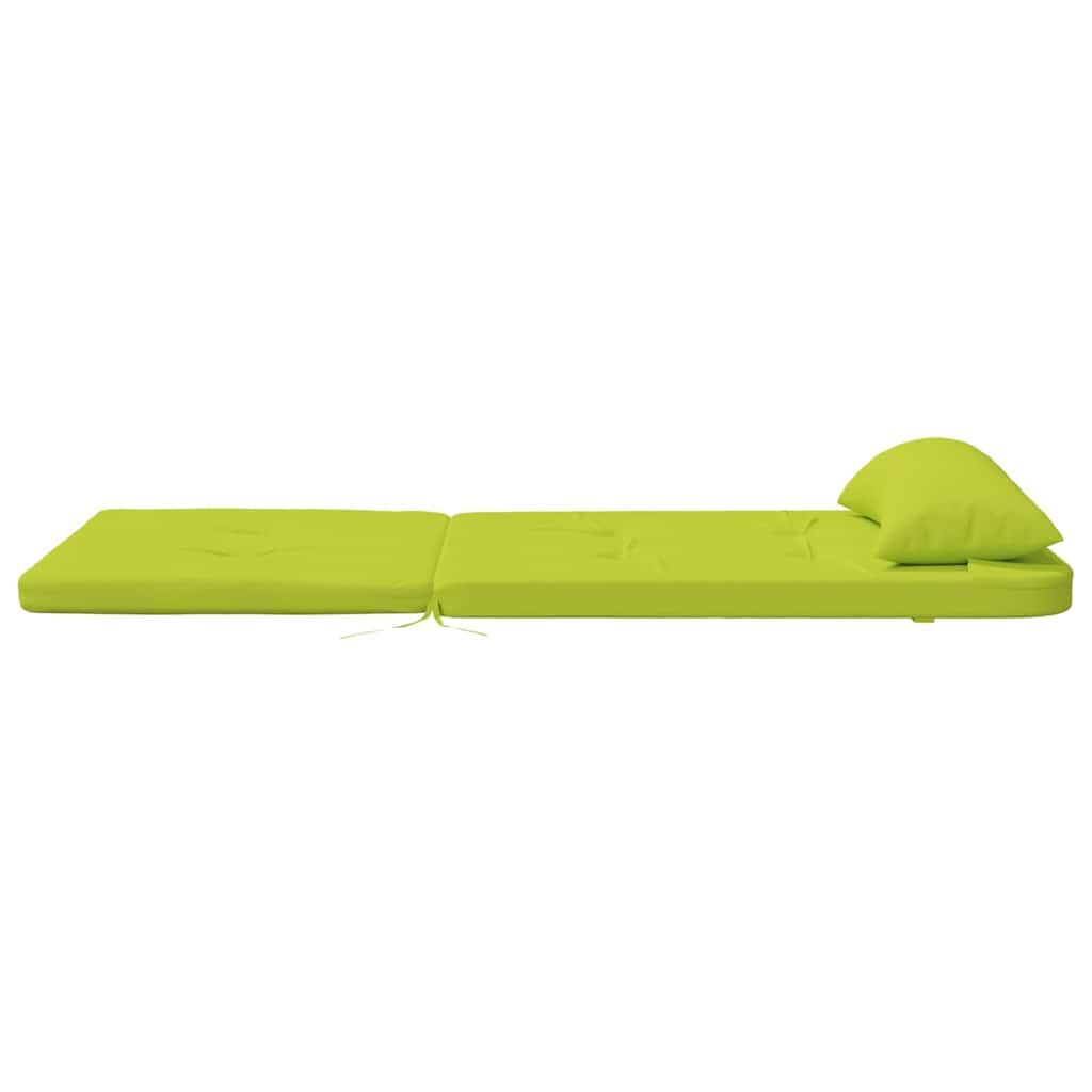 Chair cushions Plain 2 pcs Bright green 58 x 77 x 4.5 cm
