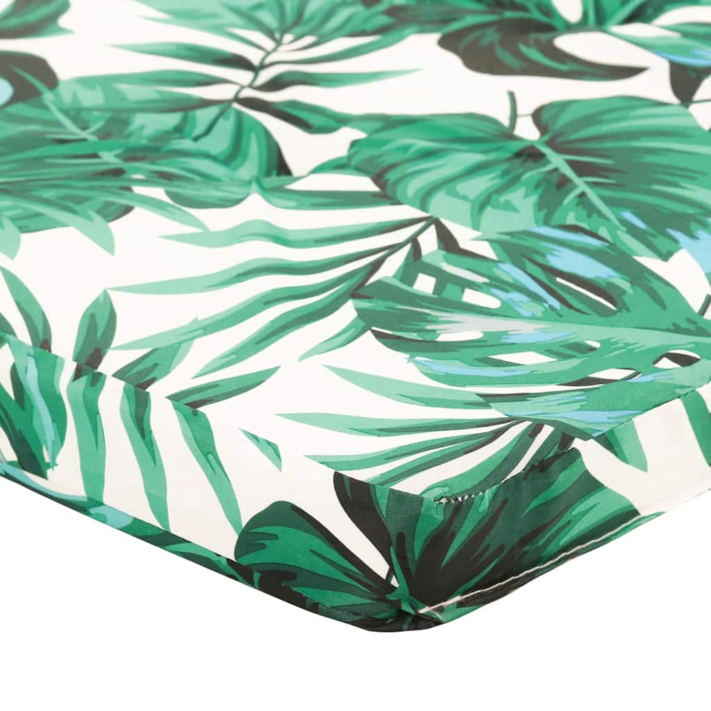 Chair cushions Leaf 2 pcs Leaf pattern 58 x 77 x 4.5 cm