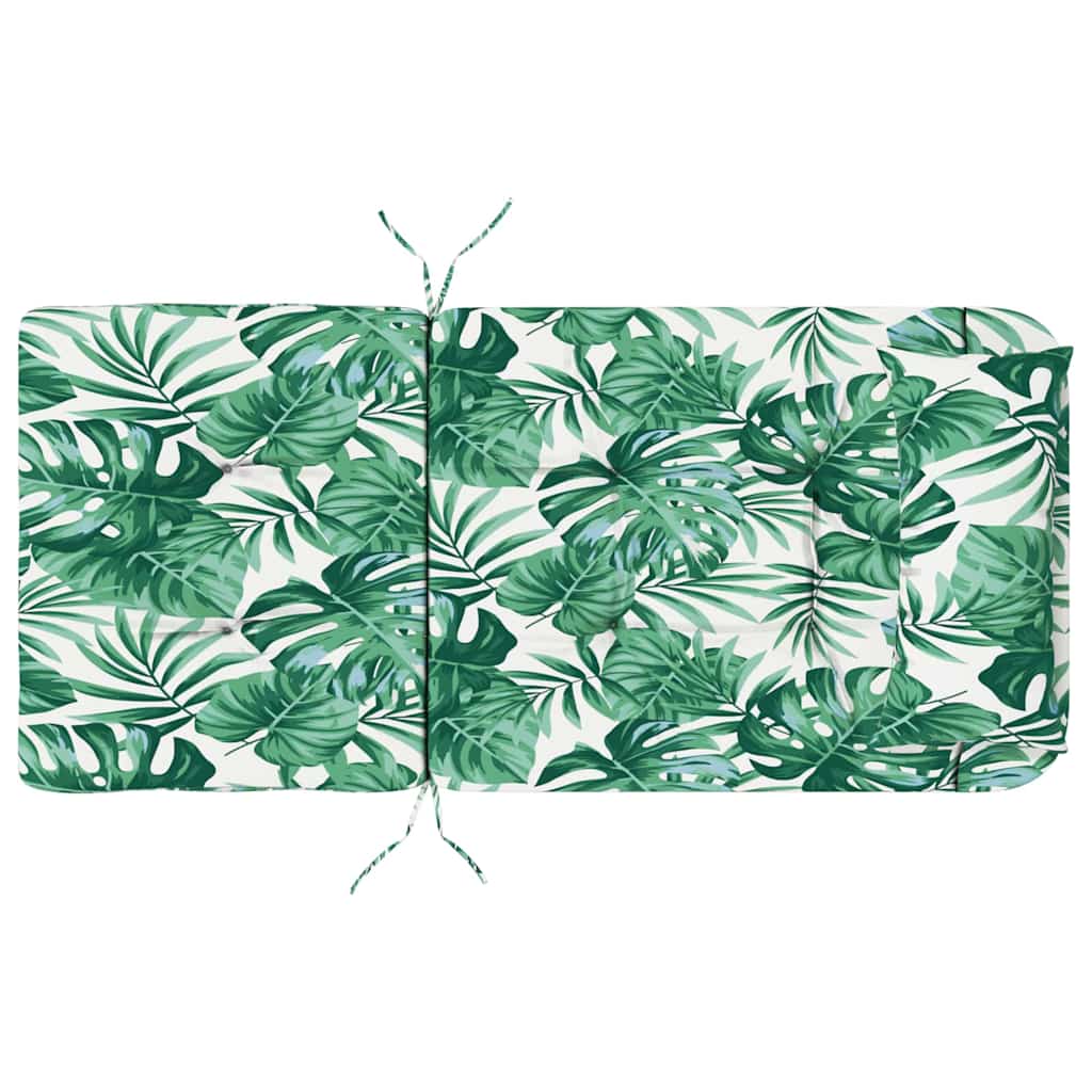 Chair cushions Leaf 2 pcs Leaf pattern 58 x 77 x 4.5 cm
