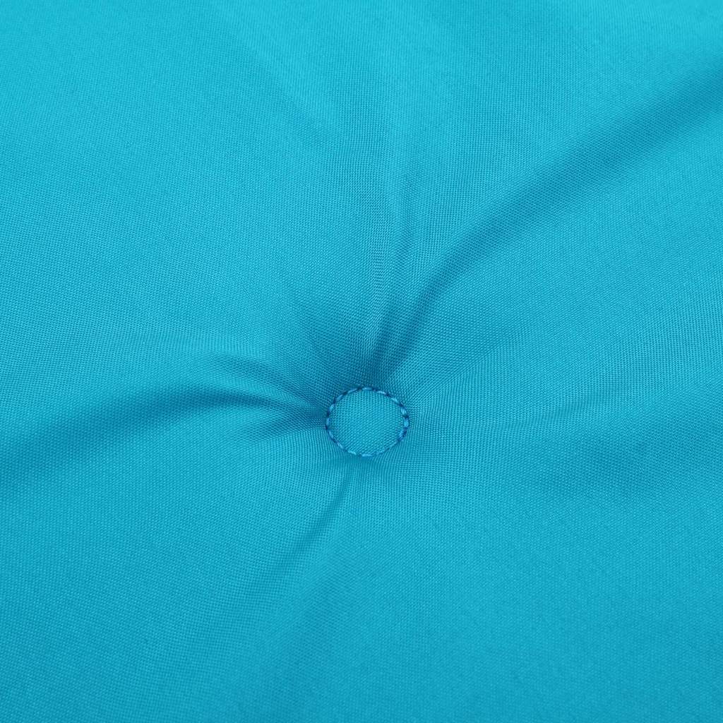 Seat pads 2 pcs Turquoise 58 x 77 x 4.5 cm Oxford fabric