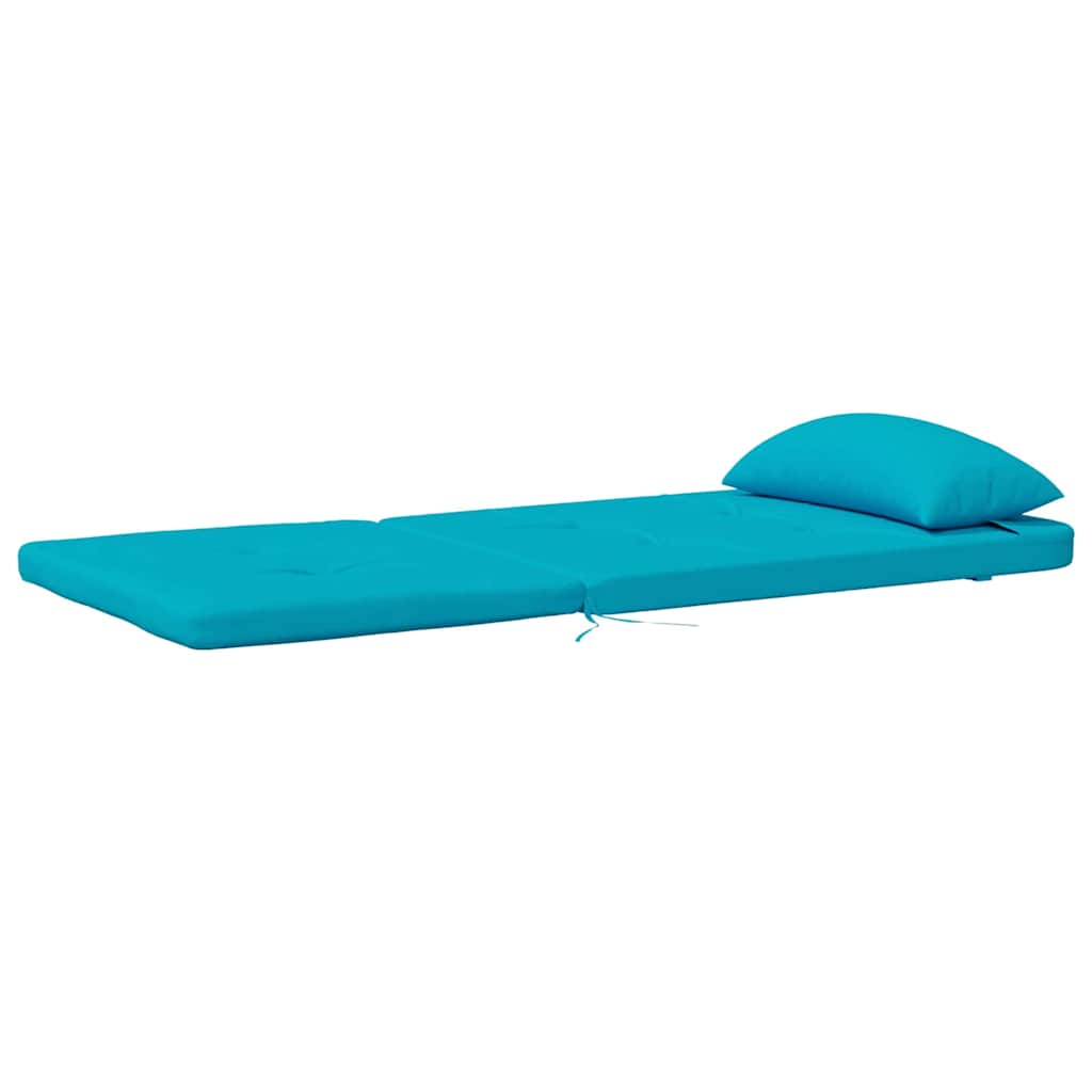Seat pads 2 pcs Turquoise 58 x 77 x 4.5 cm Oxford fabric