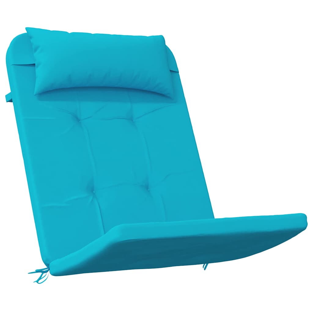 Seat pads 2 pcs Turquoise 58 x 77 x 4.5 cm Oxford fabric