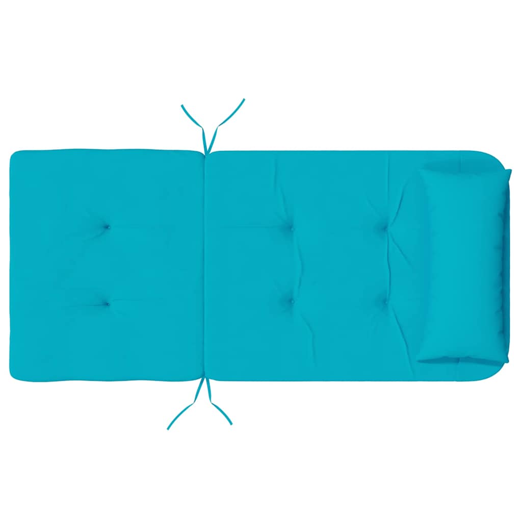 Seat pads 2 pcs Turquoise 58 x 77 x 4.5 cm Oxford fabric