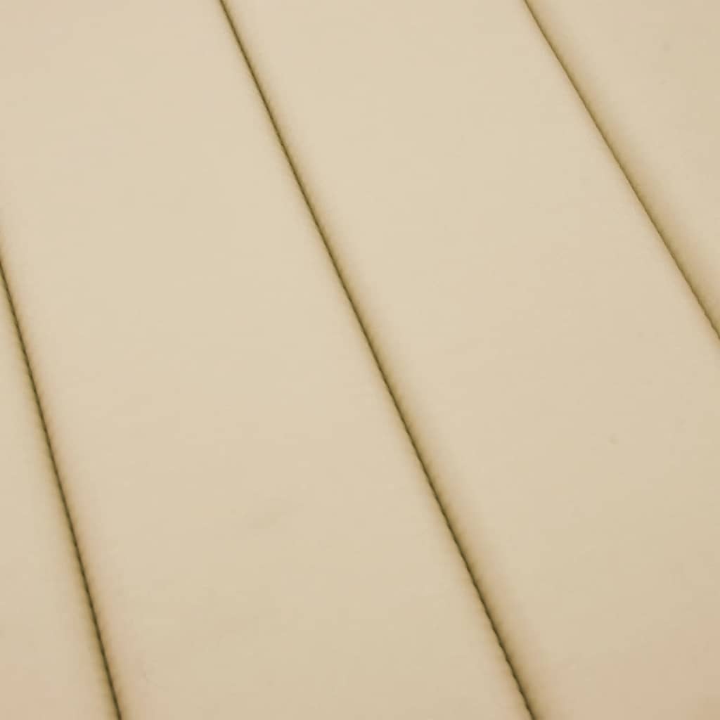 Saulės gulto čiužinukas, smėlio, 180x60x4cm, oksfordo audinys