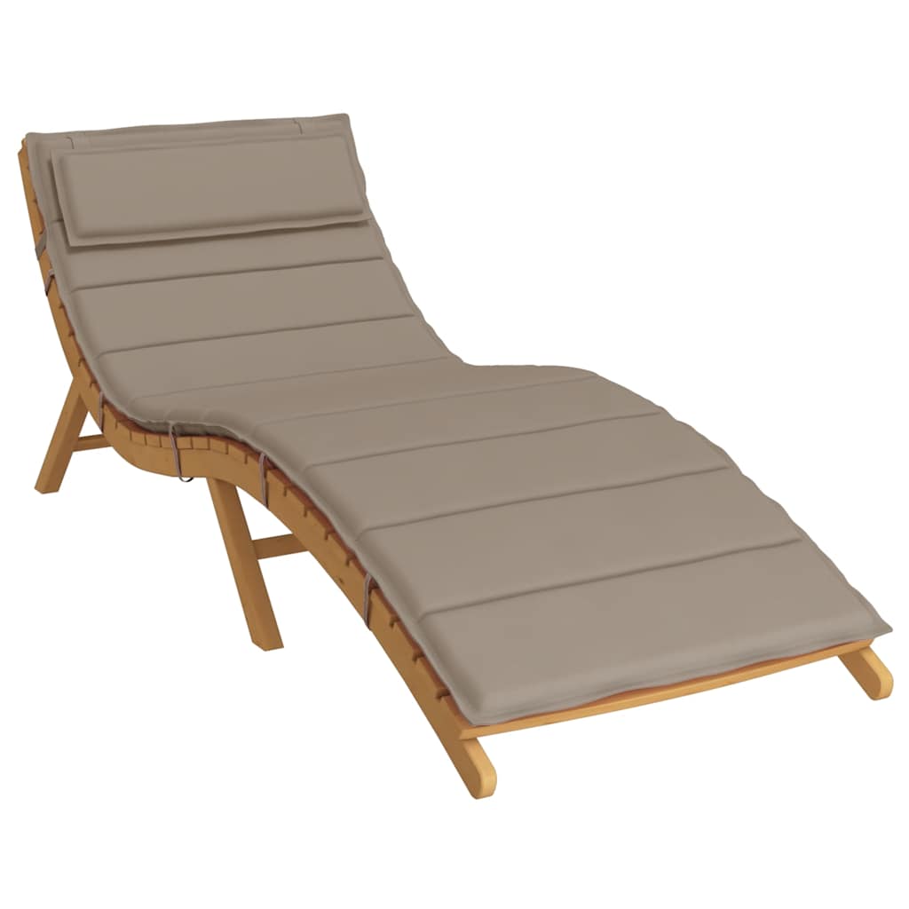 Saulės gulto čiužinukas, taupe, 180x60x4cm, oksfordo audinys
