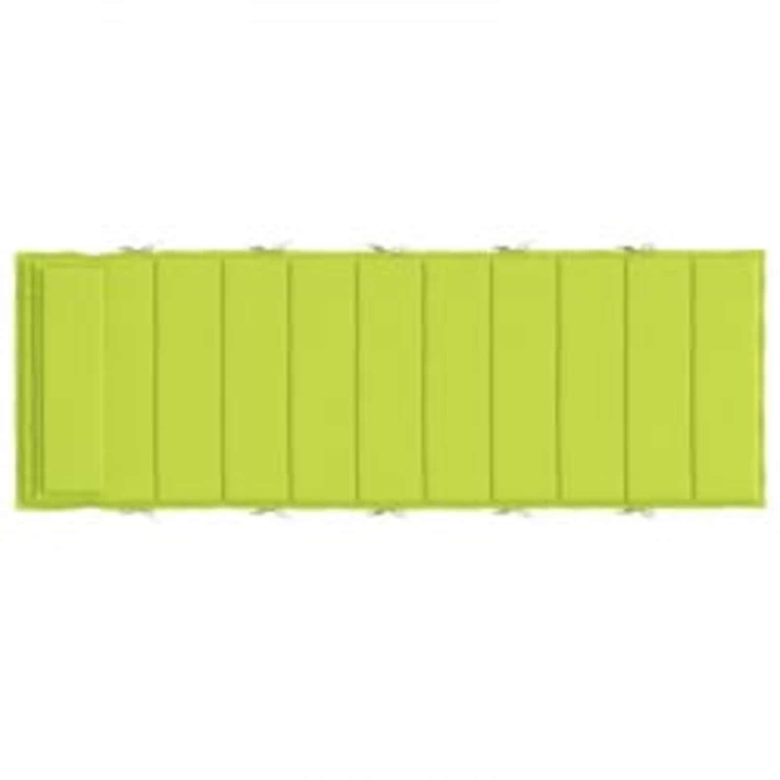 Sun Lounger Cushion Green 178 x 60 x 4 cm Oxford Fabric