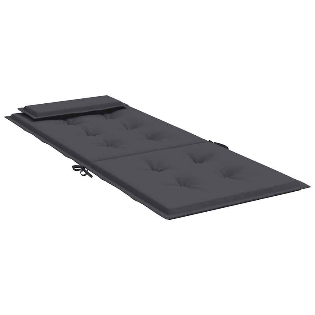 Chair cushions, 4 pcs., anthracite, oxford fabric