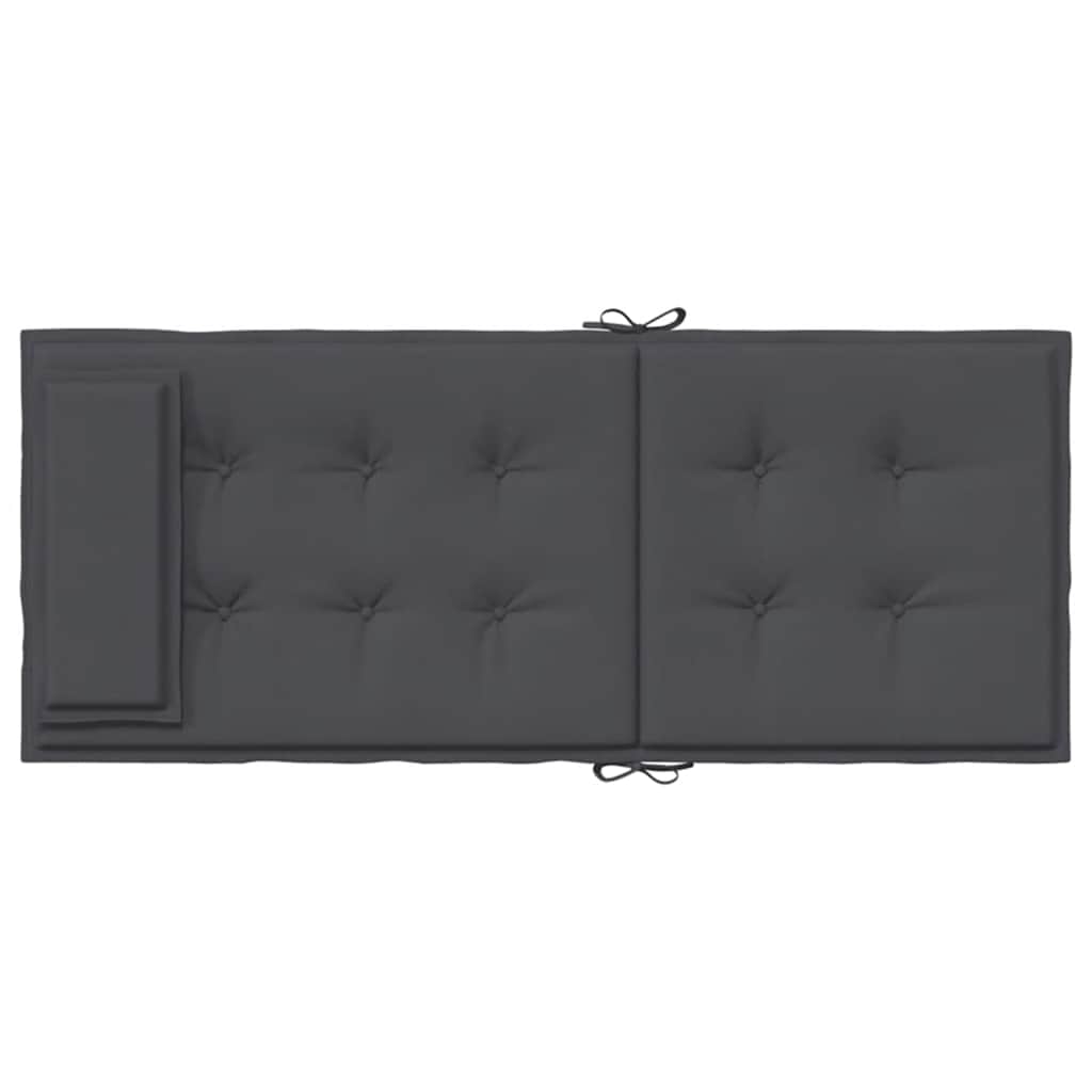 Chair cushions, 4 pcs., anthracite, oxford fabric