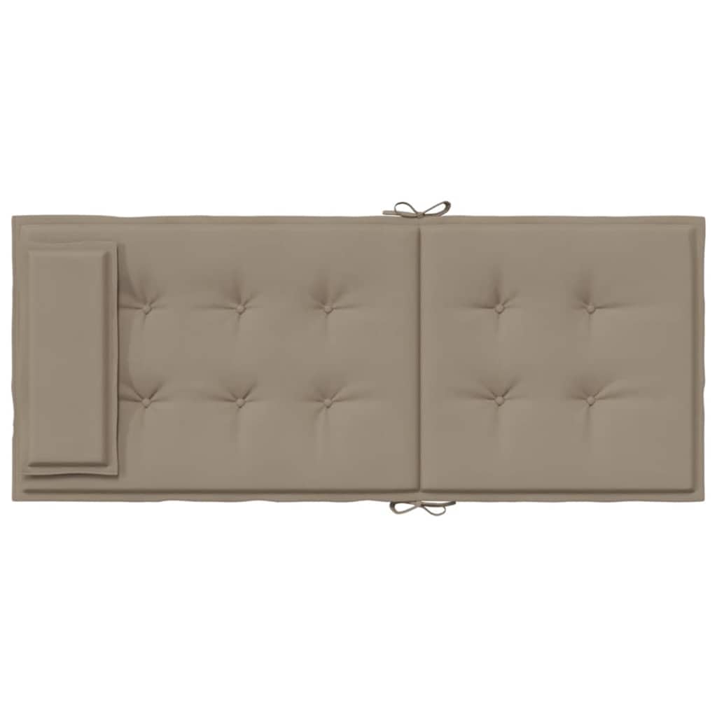 Kėdės pagalvėlės, 4vnt., taupe spalvos, oksfordo audinys