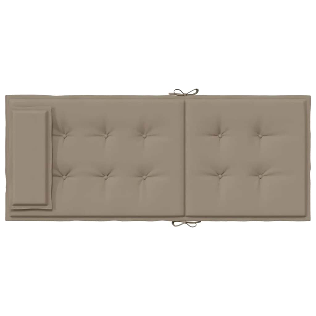 Kėdės pagalvėlės, 6vnt., taupe spalvos, oksfordo audinys