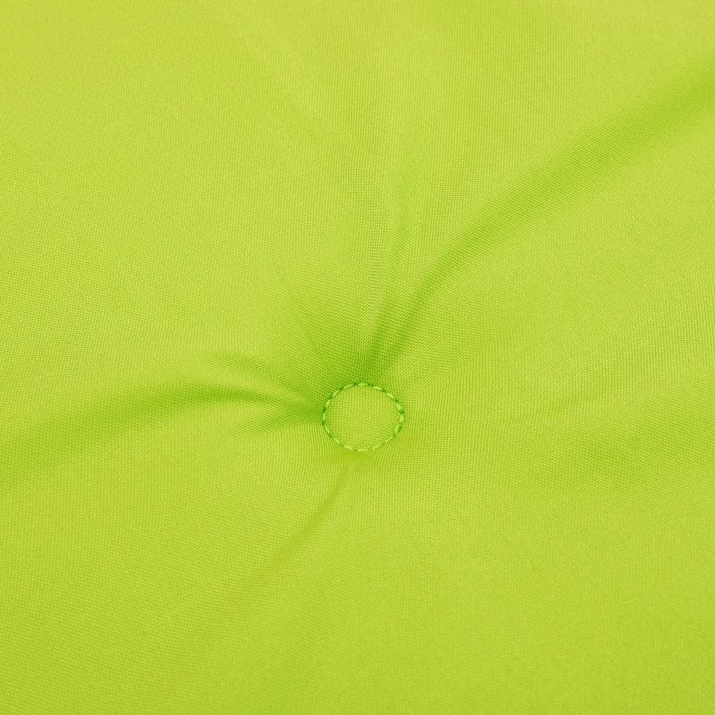 Seat cushions, 4 pcs., bright green, Oxford fabric