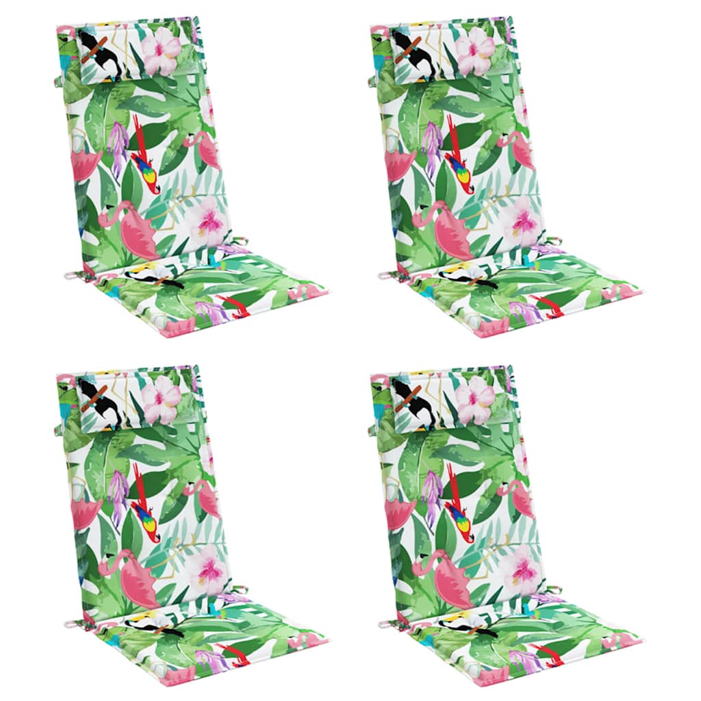 Chair cushions, 4 pcs., various colors, oxford fabric