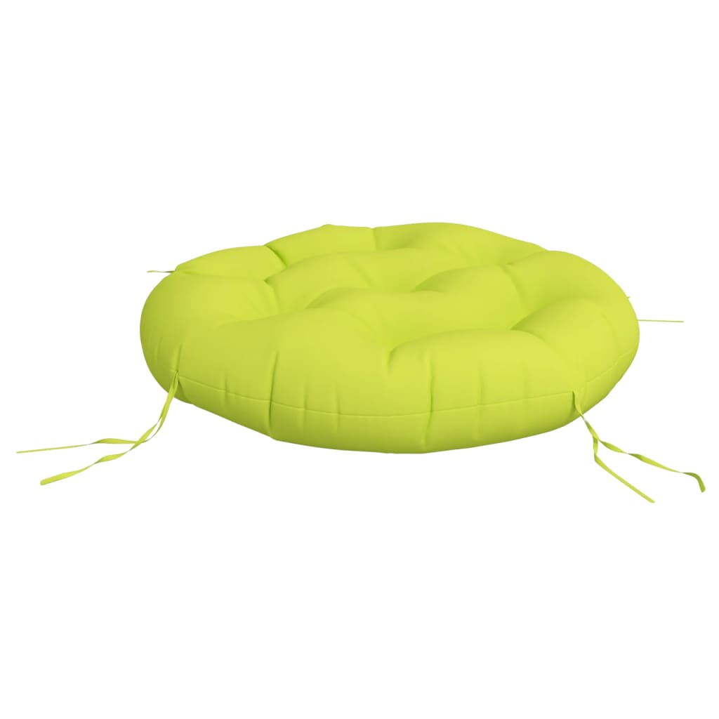 Pillow, bright green, 60x11cm, oxford fabric, round