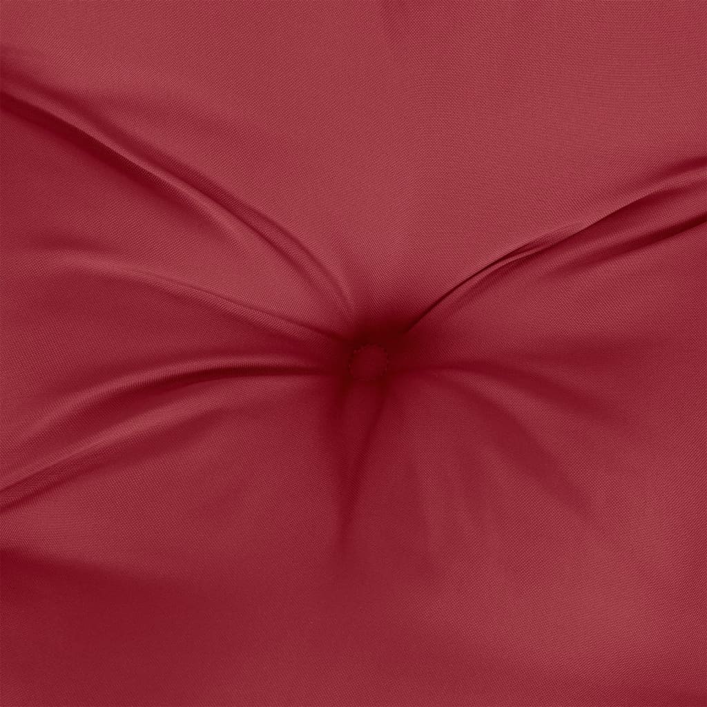 Cushion, red wine, 100x11cm, oxford fabric, round