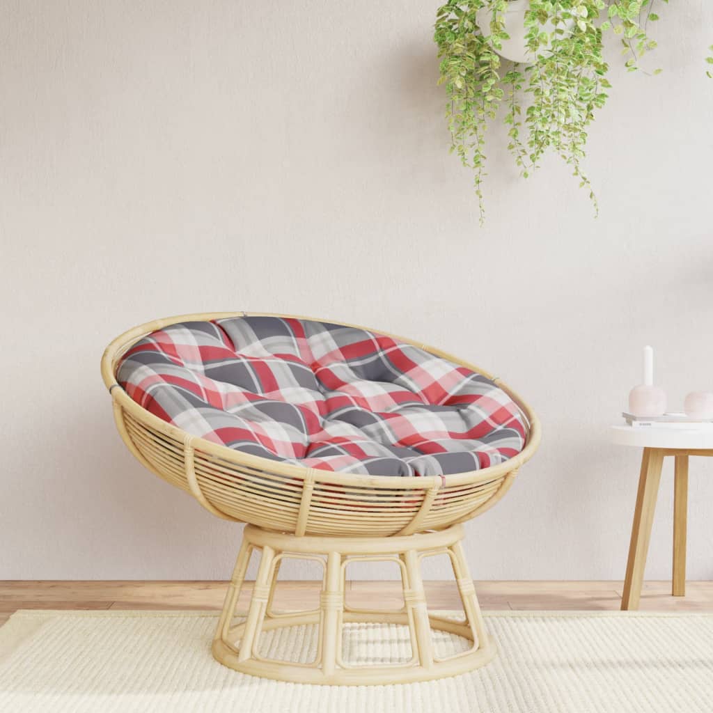 Cushion, 100x11cm, oxford fabric, round, plaid