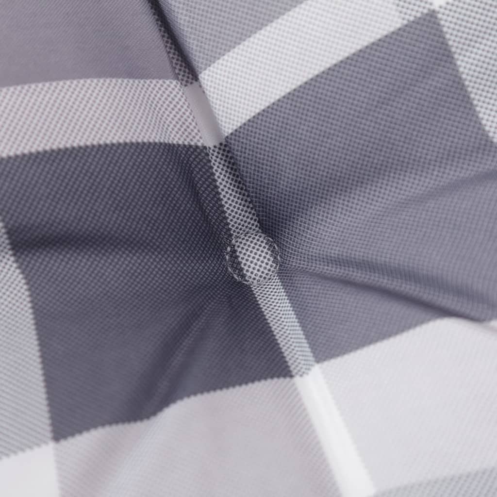 Outdoor chair cushions, 2 pcs., Oxford fabric, checkered
