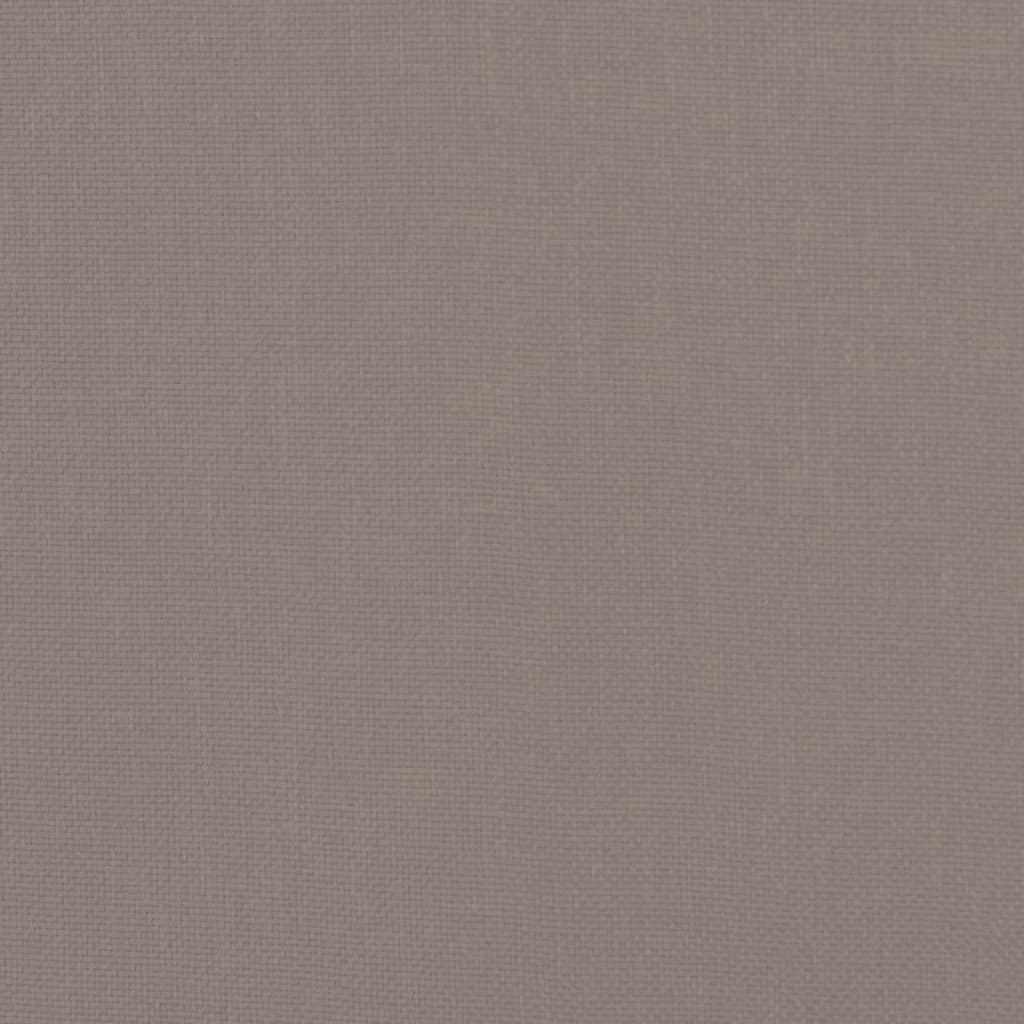 Recliner with footrest, taupe, fabric