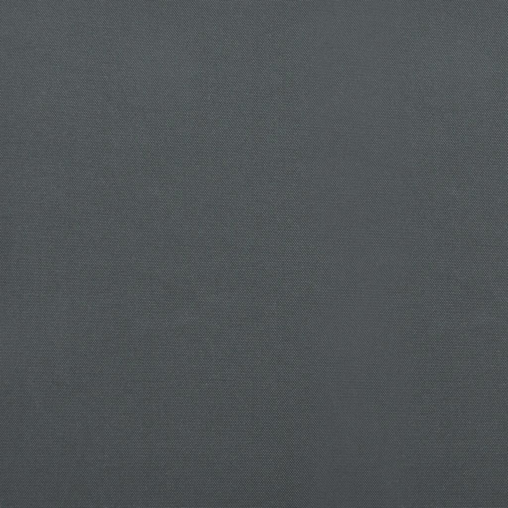 Retractable awning, anthracite, 4x3m, fabric and aluminum