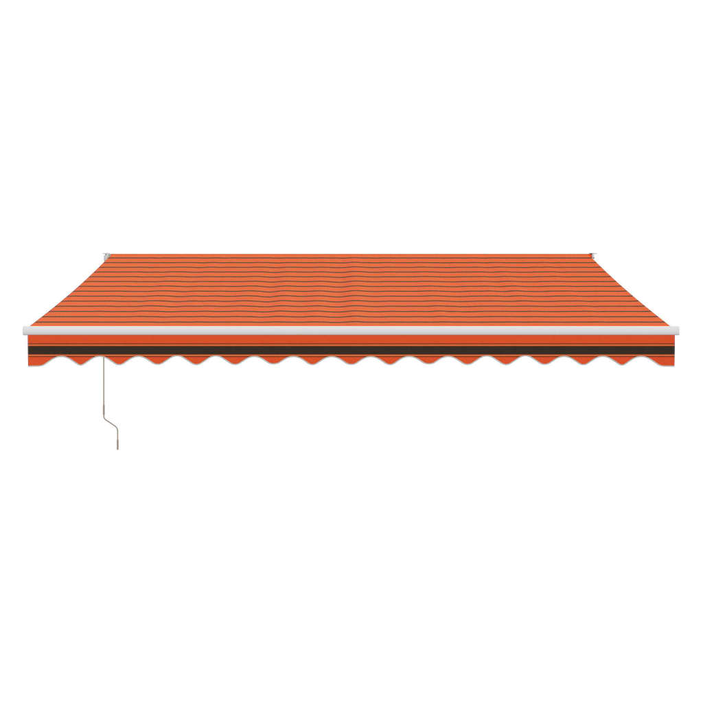 Ištraukiama markizė, oranžinė/ruda, 4,5x3m, audinys/aliuminis