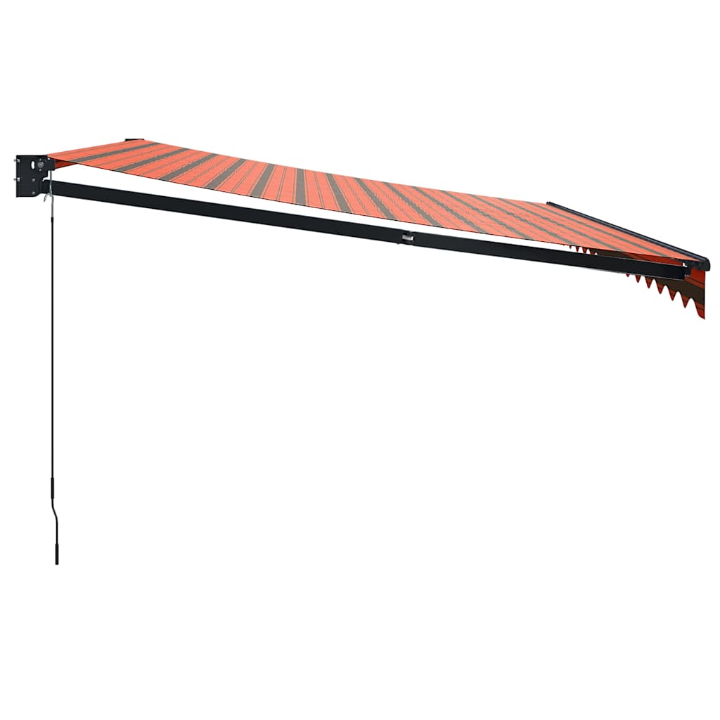 Ištraukiama markizė, oranžinė/ruda, 4,5x3m, audinys/aliuminis