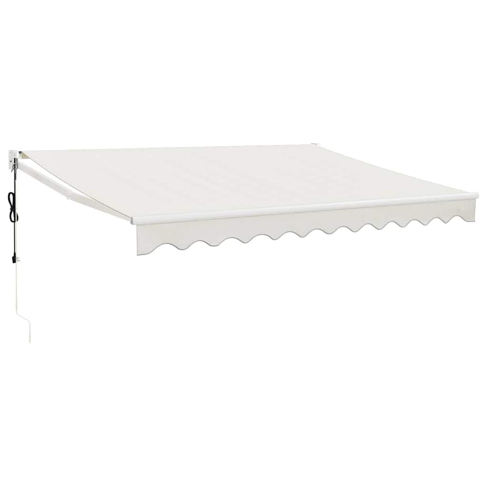 Automatic retractable awning, cream, 3x2.5m