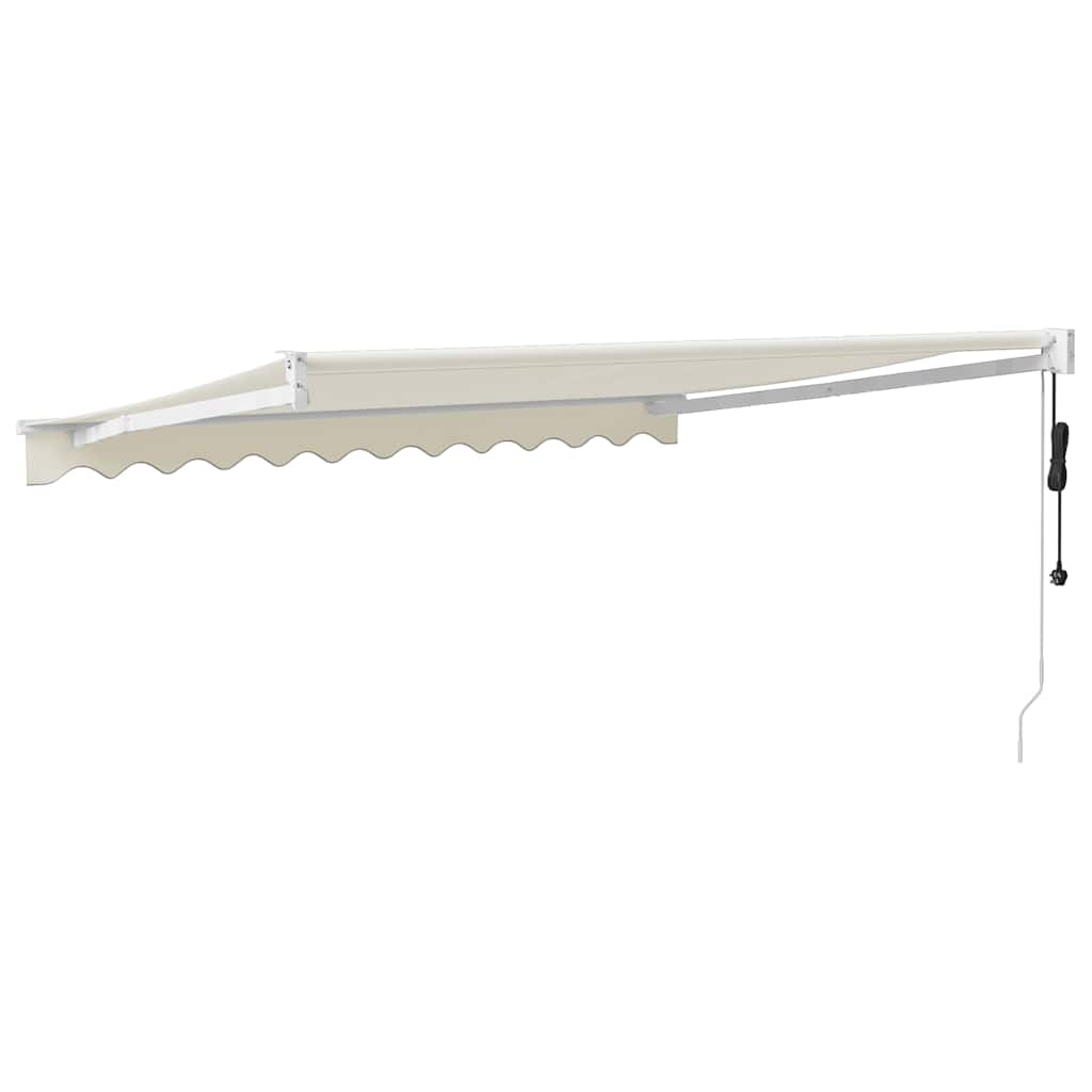 Automatinė ištraukiama markizė, kreminės spalvos, 3x2,5m