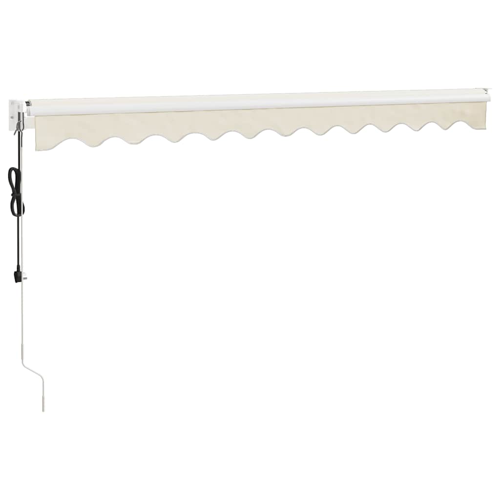 Automatinė ištraukiama markizė, kreminės spalvos, 3x2,5m